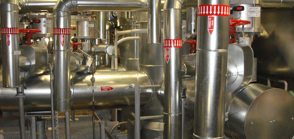 Piping for the Rotterdam power plant