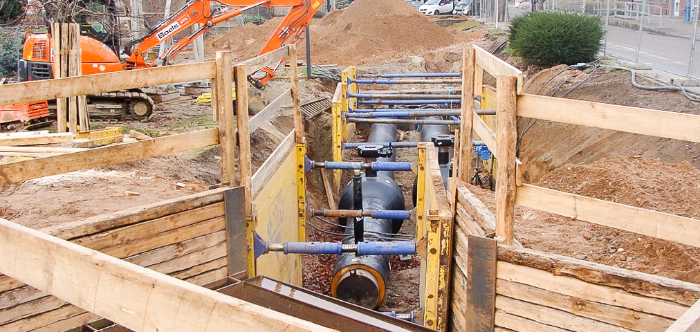 Cooling route, installation, construction, piping, piping construction, Kremsmueller, welders