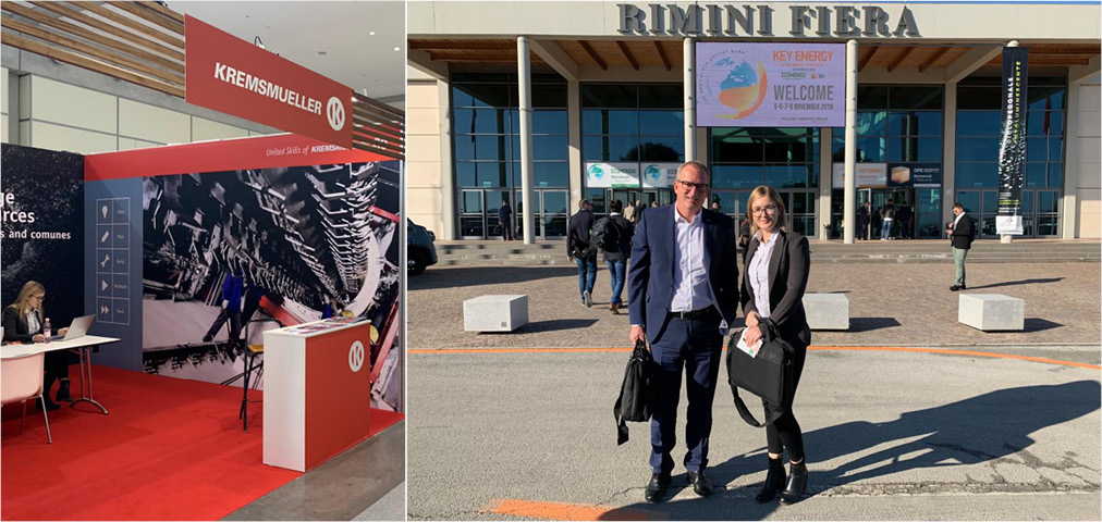 Kremsmüller auf der Messe in Rimini