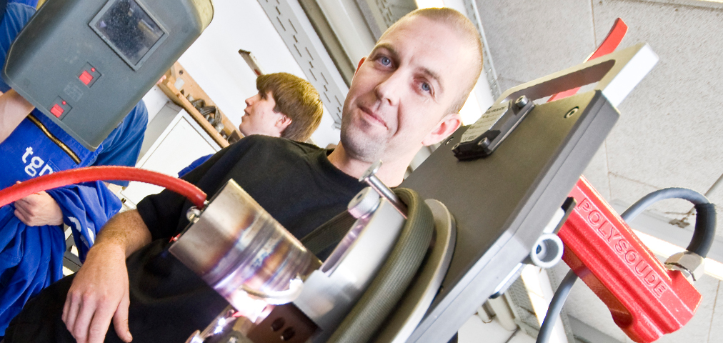 A course in welding at Kremsmueller